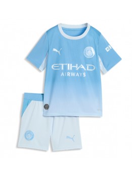 Billige Manchester City Hjemmedraktsett Barn 2026-27 Kortermet (+ Korte bukser)